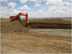 Construction process in “Salkhit” site